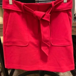 LOFT Red Skirt